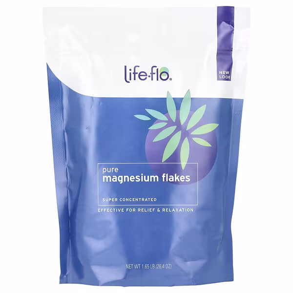 Life-flo, Pure Magnesium Flakes, 1.65 lb
