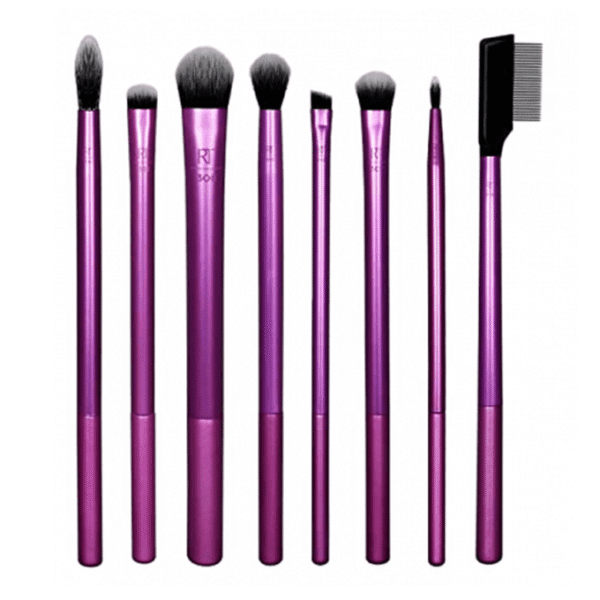 Real Techniques Everyday Eye Essentials Makeup Brush Kit - 8 Pieces