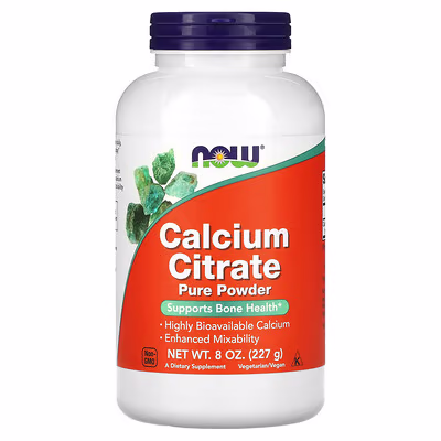 NOW Foods, Calcium Citrate, Pure Powder, 227g