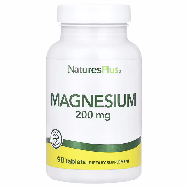 NaturesPlus, Magnesium, 200 mg, 90 Tablets