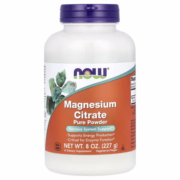 NOW Foods, Magnesium Citrate Pure Powder, 227g