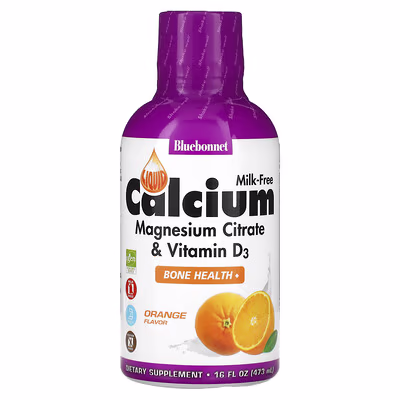 Bluebonnet Nutrition, Liquid Calcium Magnesium Citrate & Vitamin D3, Orange , 473 ml