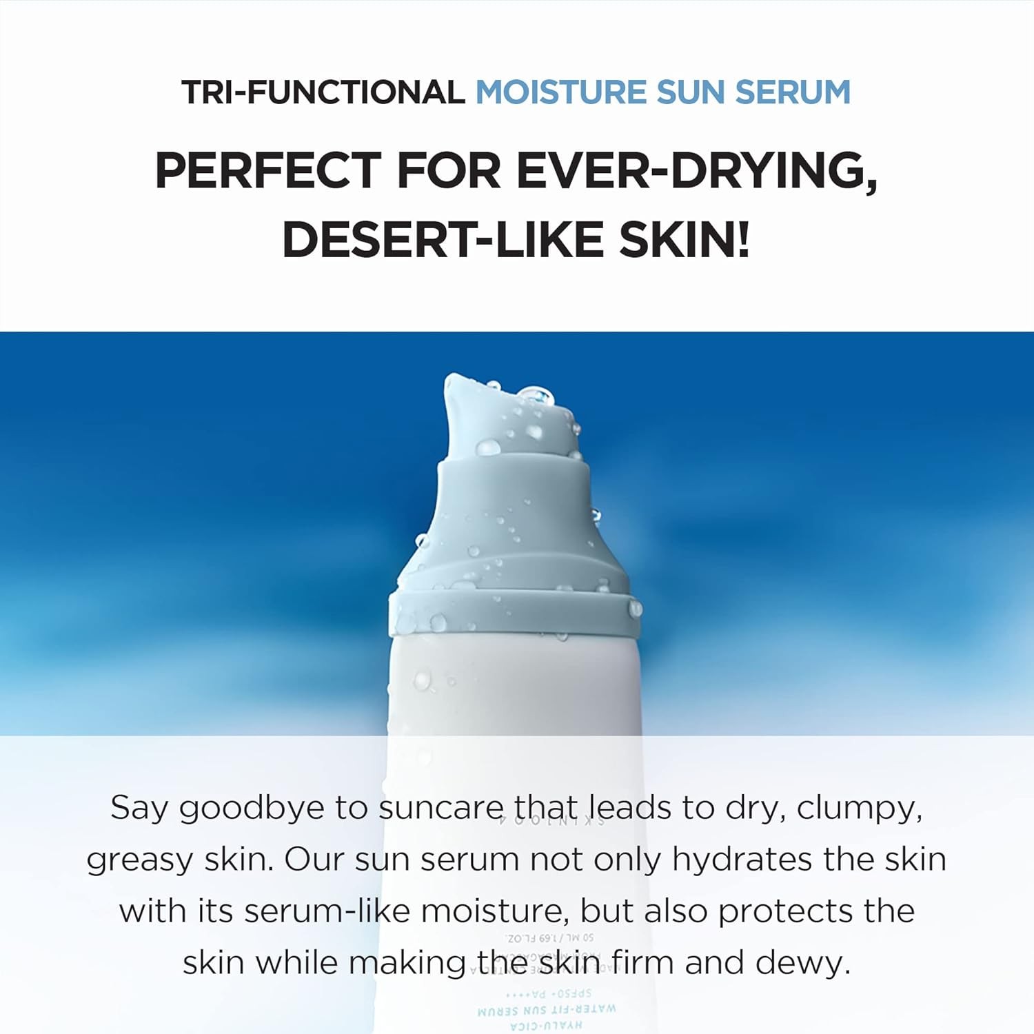 Skin1004 Madagascar Centella Hyalu-Cica Water-Fit Sun Serum SPF50+ Twin Pack - 50mlx2 - Image 5