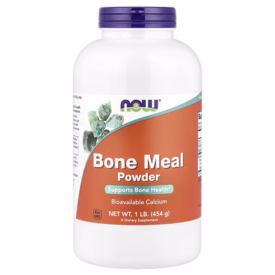 NOW Foods, Bone Meal Powder, 1 lb 454 g