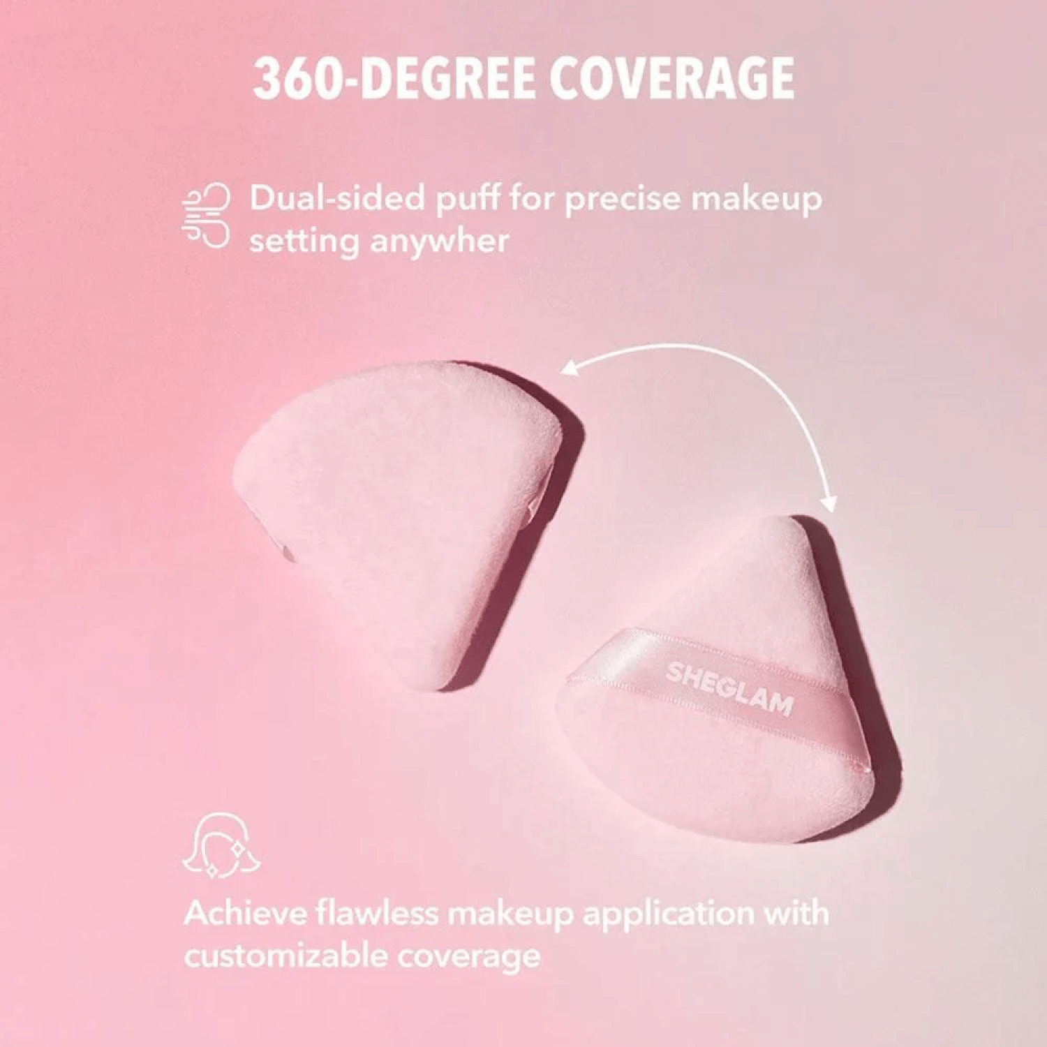 Sheglam Insta-Ready Powder Puff - 3 pieces - Image 3