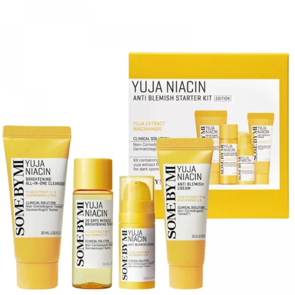 SOME BY MI Yuja Niacin Anti Blemish Starter Kit 4 pieces