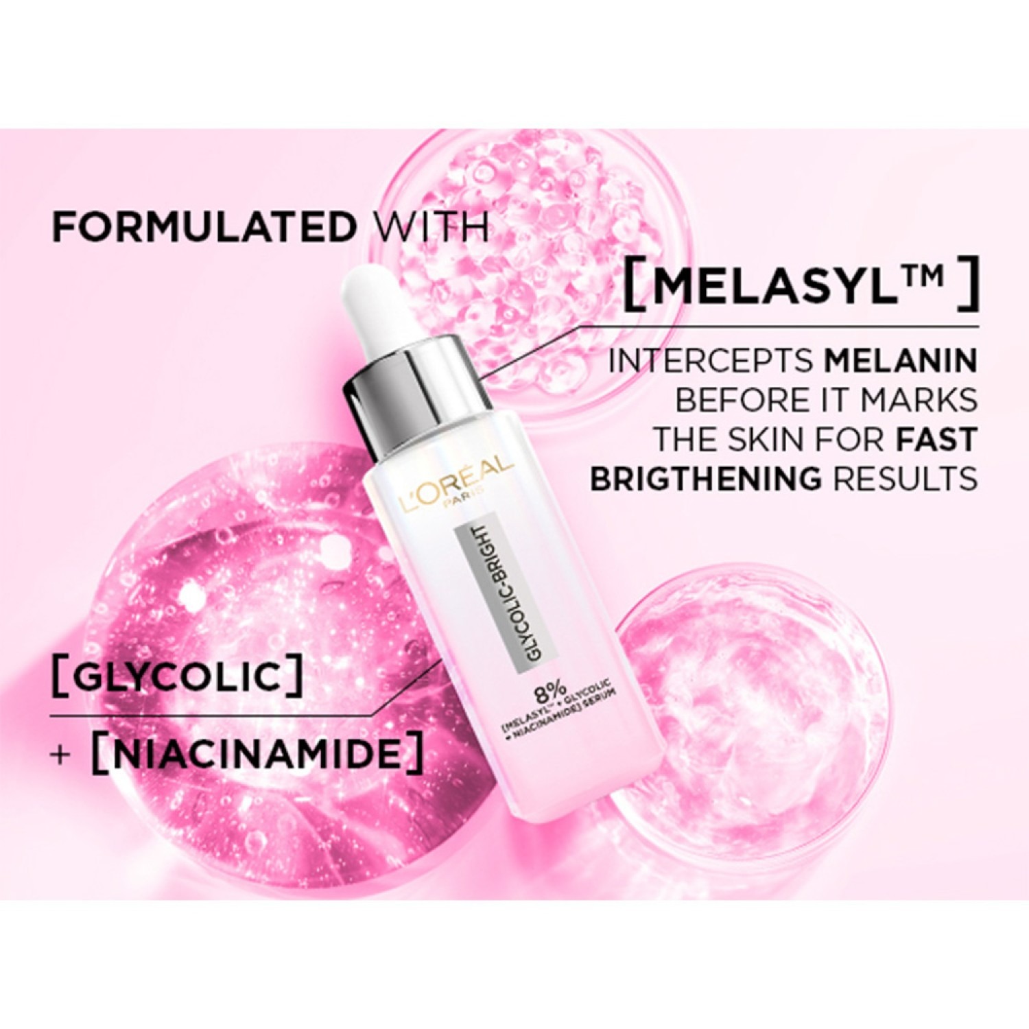 L'Oréal Paris Glycolic Bright Melasyl Serum - 30 ml - Image 2