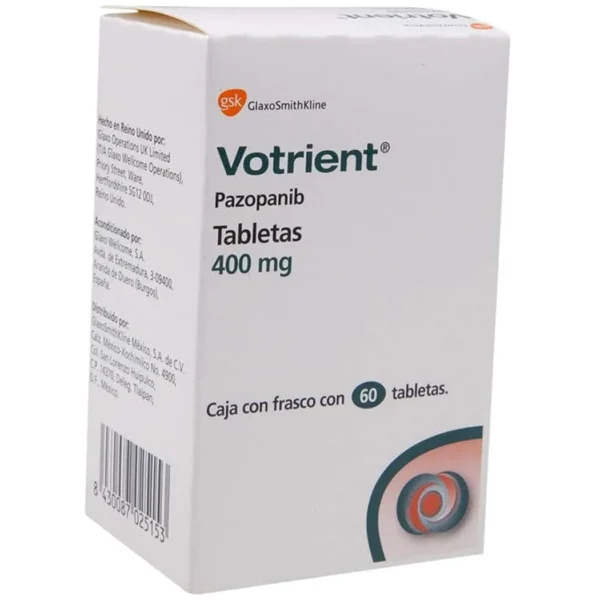 Votrient 400 mg Pazopanib Tablets 30 Count