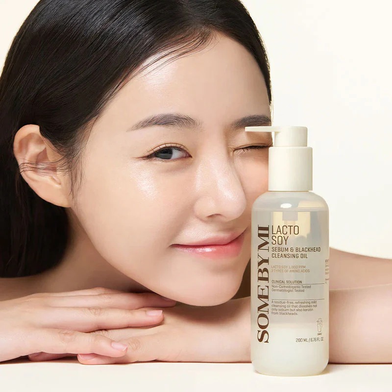 SOME BY MI Lacto Soy Sebum & Blackhead Cleansing Oil 200ml - Image 3