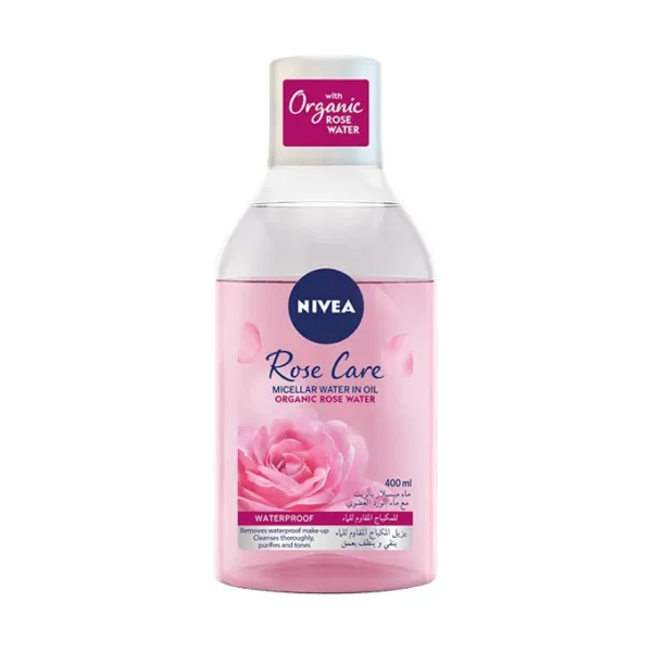 Nivea MicellAIR Micellar Water Makeup Remover Rose Water - 400ml