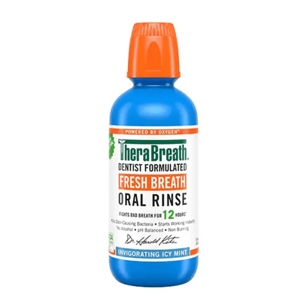 TheraBreath Dentist Formulated Fresh Breath Oral Rinse Mild Mint - 473 ml