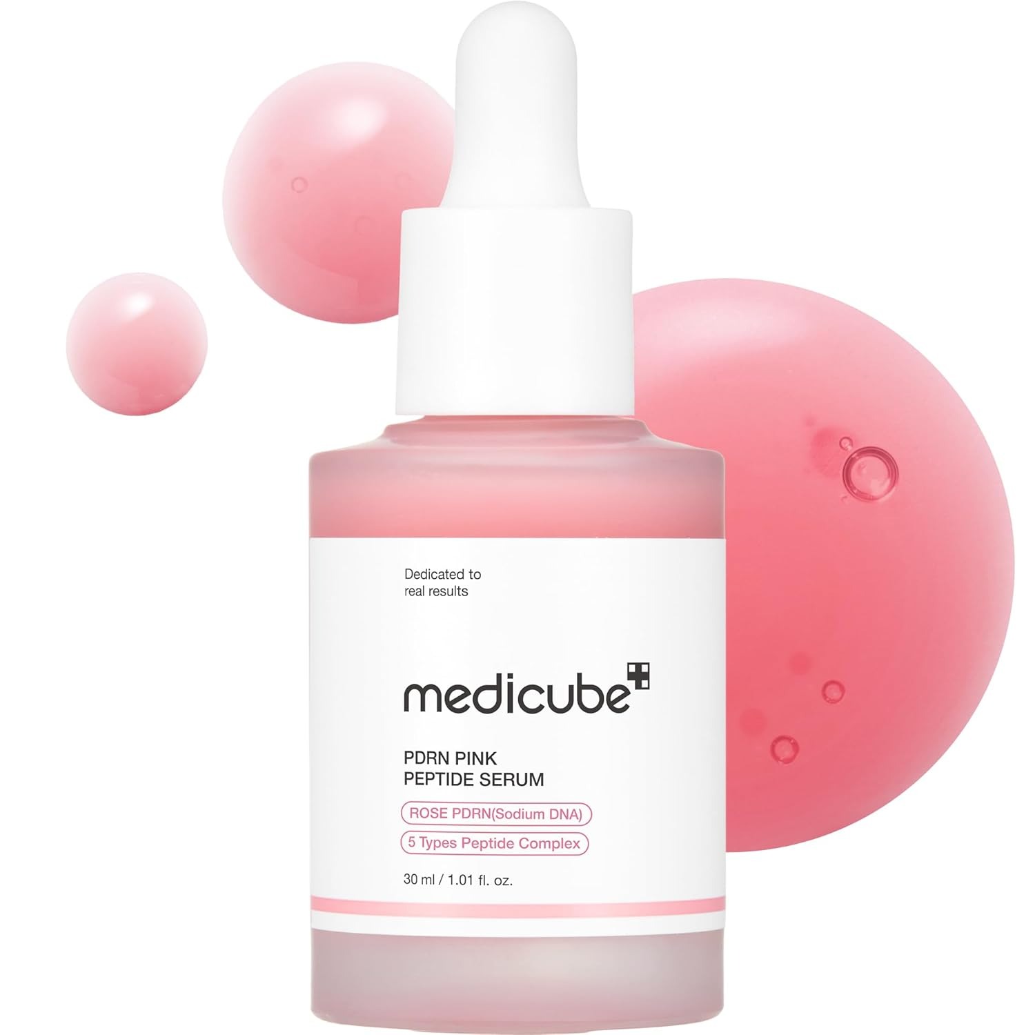 Medicube Pdrn Pink Peptide Serum Pink Serum For Skin Lightening And Anti-Wrinkle