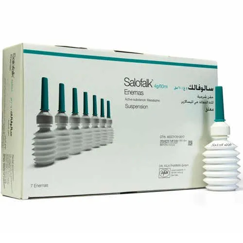 Salofalk 4 g/60 mL Mesalazine Enemas 7 Count