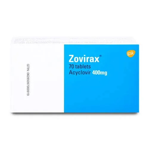 Zovirax 400 mg Tablet 70pcs
