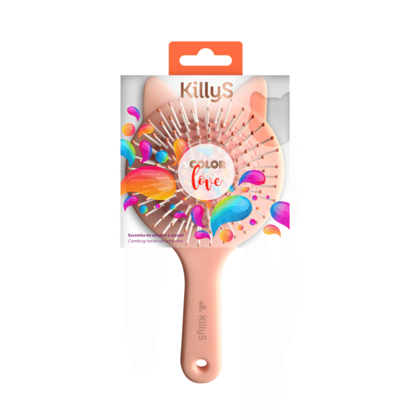 Killys Hairbrush For Kids With Cat Ears Soft Touch