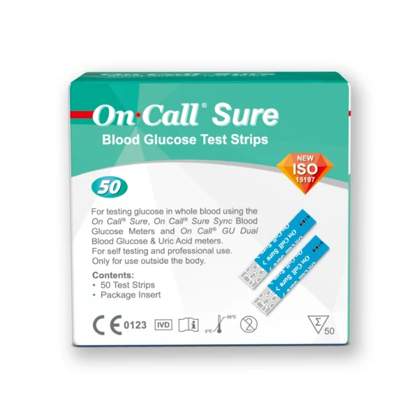 Oncall Sure Test Strips 50 Pcs