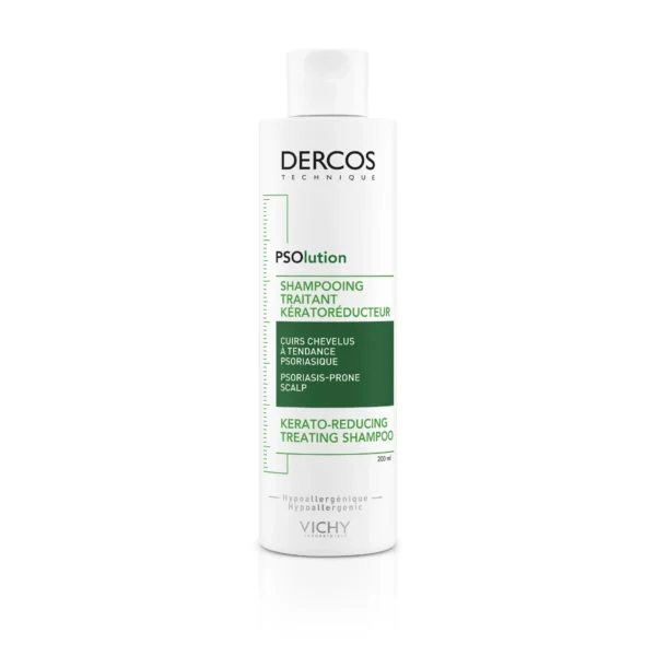 Dercos PSOlution Kerator-Reducing Treatment Shampoo Psoriatic-Prone Scalps 200ml