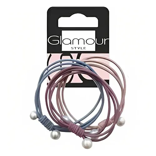 Glamour Studio Glamor Rubber band with pearls , 414499