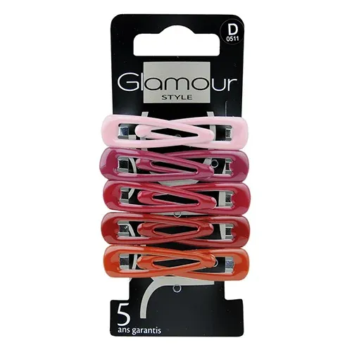 Glamour Studio Hair Clip Set Multicolor ,000511