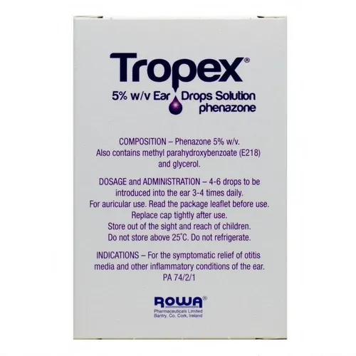 Tropex Ear Drops 50 mg 10 ml - Image 2