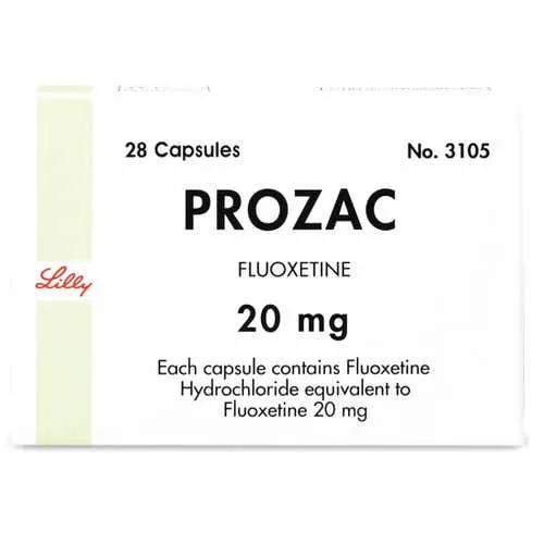 Prozac 20 mg 28 Capsules