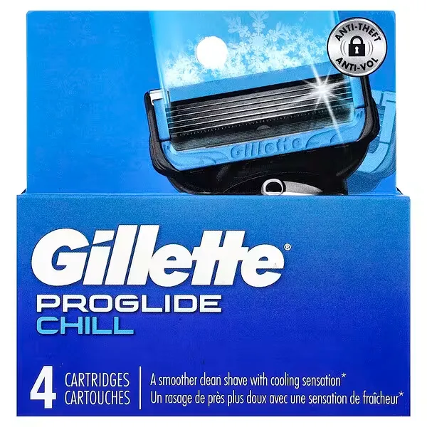 Gillette, Proglide Chill , 4 Cartridges