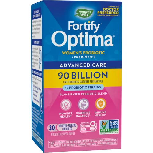 Nature's Way Fortify Optima Women's Probiotic 90 Billion 30 Capsules