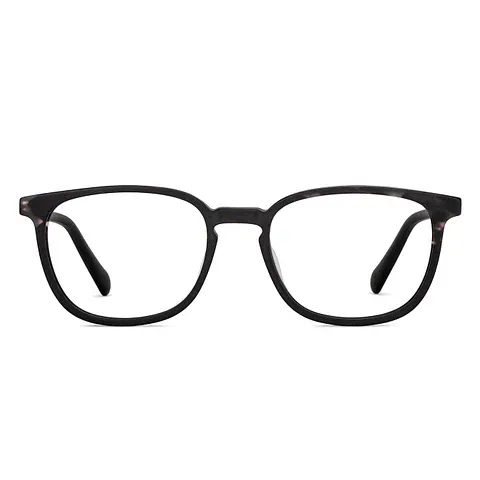 Black Full Rim Round Glasses