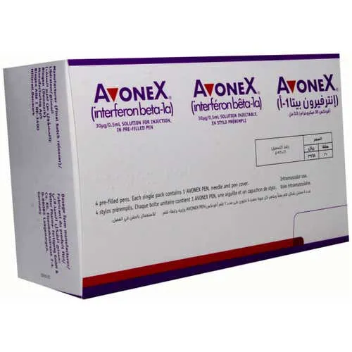 Avonex 30 mcg Interferon Beta‑1a Pre‑Filled Pens Pack of 4 (Refrigerated) - Image 2