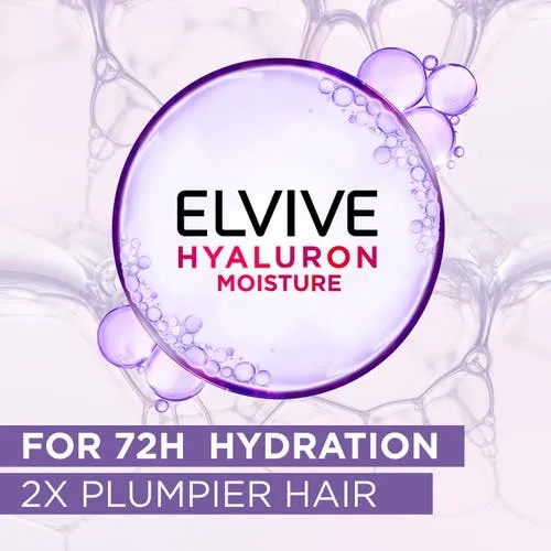 L'Oréal Paris - Elvive - Hyaluron Moisture 72h Sealing Conditioner for Dehydrated Hair - 200ml - Image 2