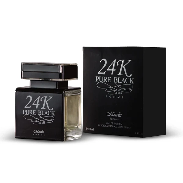 Eau de Parfum Pure Black 24K 100ml for Men