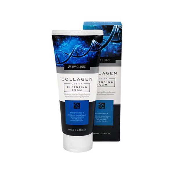 3W Clinic Collagen Clear Cleansing Foam 180ml