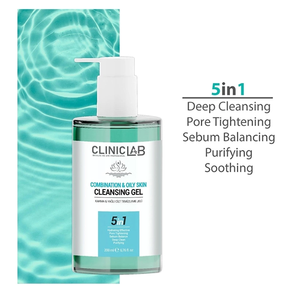 CLINICLAB Purifying Gel Cleanser for Combination & Oily Skin 200 ml - Image 6