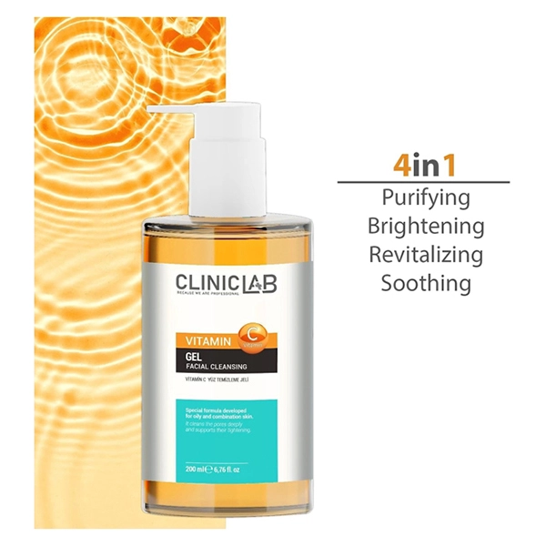 CLINICLAB Radiant Glow Vitamin C Cleansing Gel 200 ml - Image 6