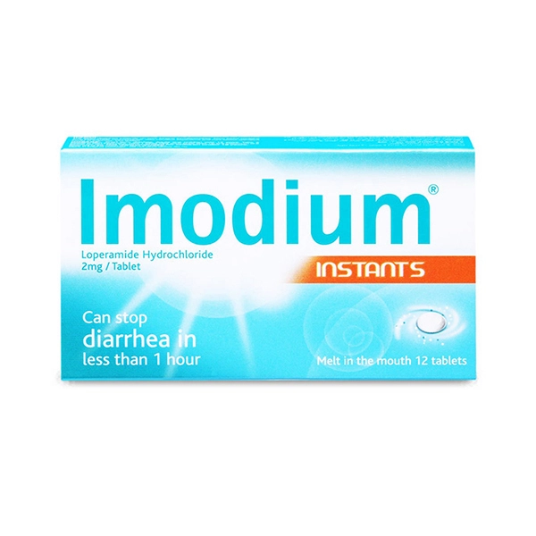 Imodium Instant Melt Loperamide 2 mg 12 Tablets