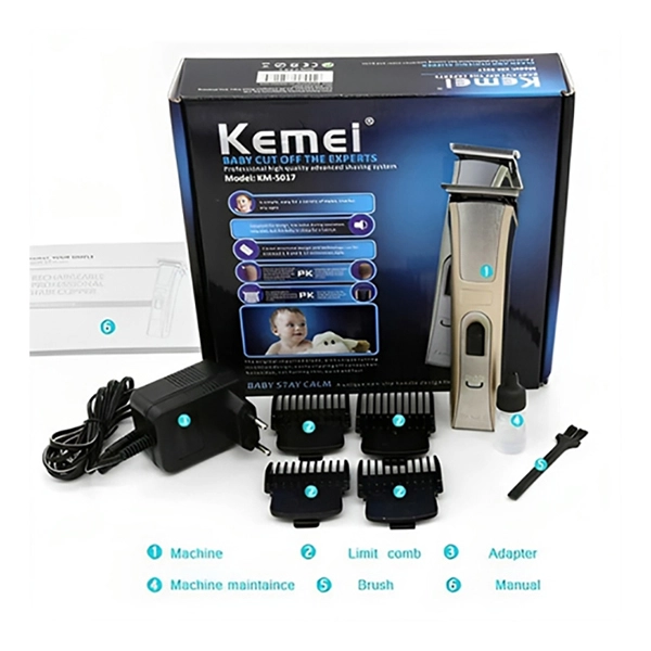 Kemei Professional Electric Hair Clipper for baby With Accessories KM S017 - Image 5