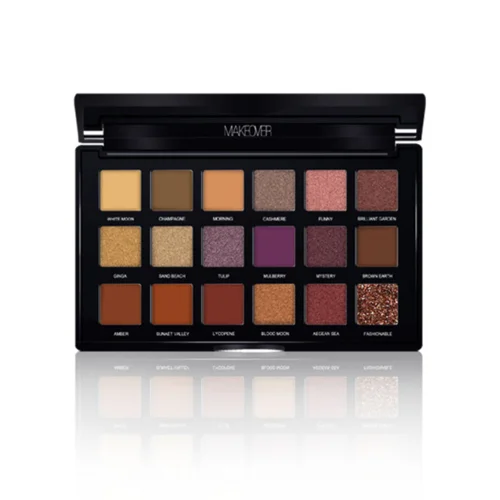 Makeover 18 super pigmented-professional eyeshadow palette 02