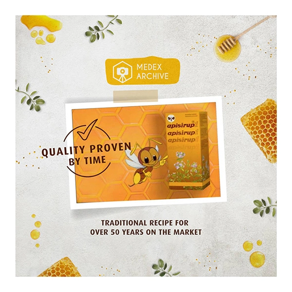 Medex Apisirup Honey & Herbal Cough Syrup 100 ml - Image 3