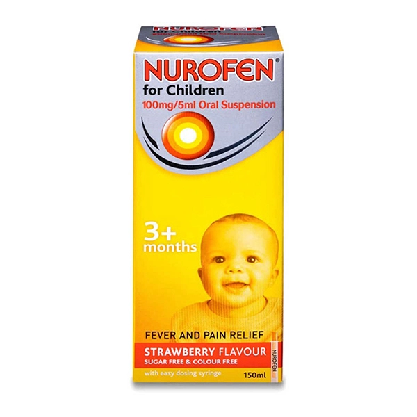 Nurofen Suspension Strawberry Flavour 150ml