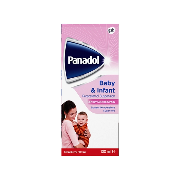 Panadol Baby & Infant Paracetamol 120 mg, 100 ml Suspension