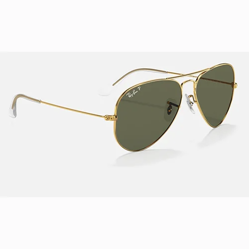 Ray-Ban Aviator Sunglasses Green Gold Unisex RB3025 - Image 2