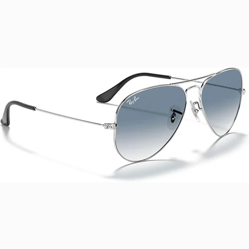 Ray-Ban Aviator Sunglasses Light Blue Unisex RB3025 - Image 4