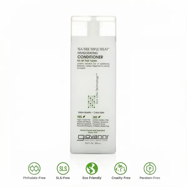 Giovanni Tea Tree Triple Treat Conditioner, 250ml - Image 3