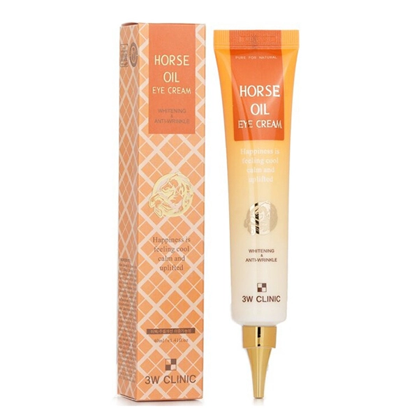 3W Clinic eye cream with horse oil for anti-wrinkle and moisturizing 40ml - Image 3