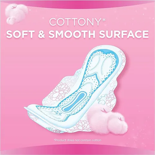 Always Cotton Softness Feminine Pads, Maxi Thick Large, 72 pcs - Image 3