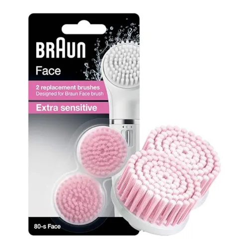 Braun Face Sensitive Brush Replacement, 2 pcs