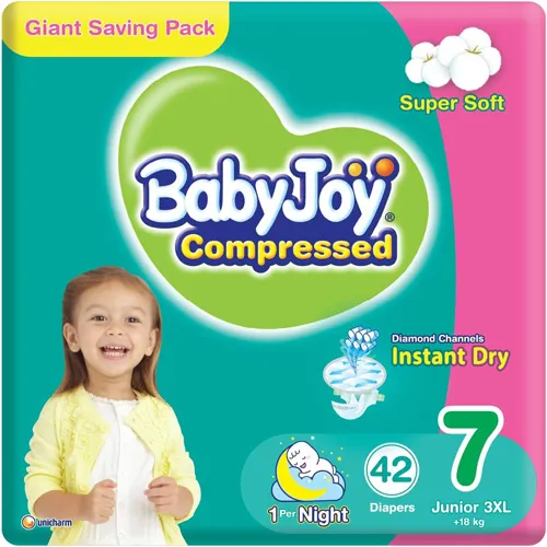 BabyJoy Culotte Giant Pack Size 7 3XL 42 pcs Upto +18kg
