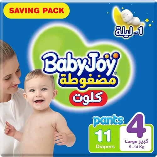 BabyJoy Culotte Saving Pack Size 4 Large 11 pcs Upto 14kg