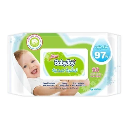 Babyjoy Healthy Skin Wet Wipes, 50 Wipes