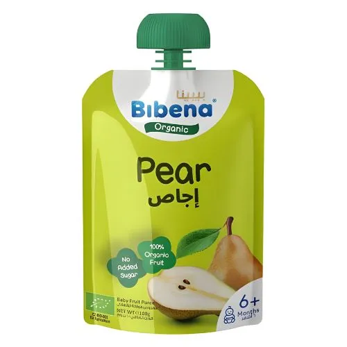 Bibena Organic Liquid No Added Sugar Pear , 100g